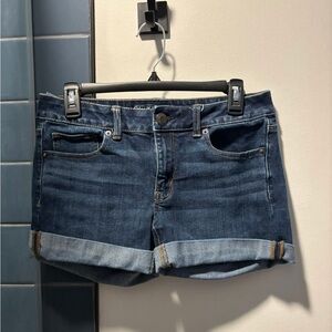 American Eagle Outfitters Dark Blue Jean Shorts
